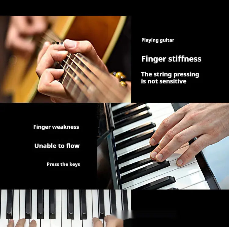 Adjustable Finger Strength Trainer | Grip Builder for Musicians & Athletes