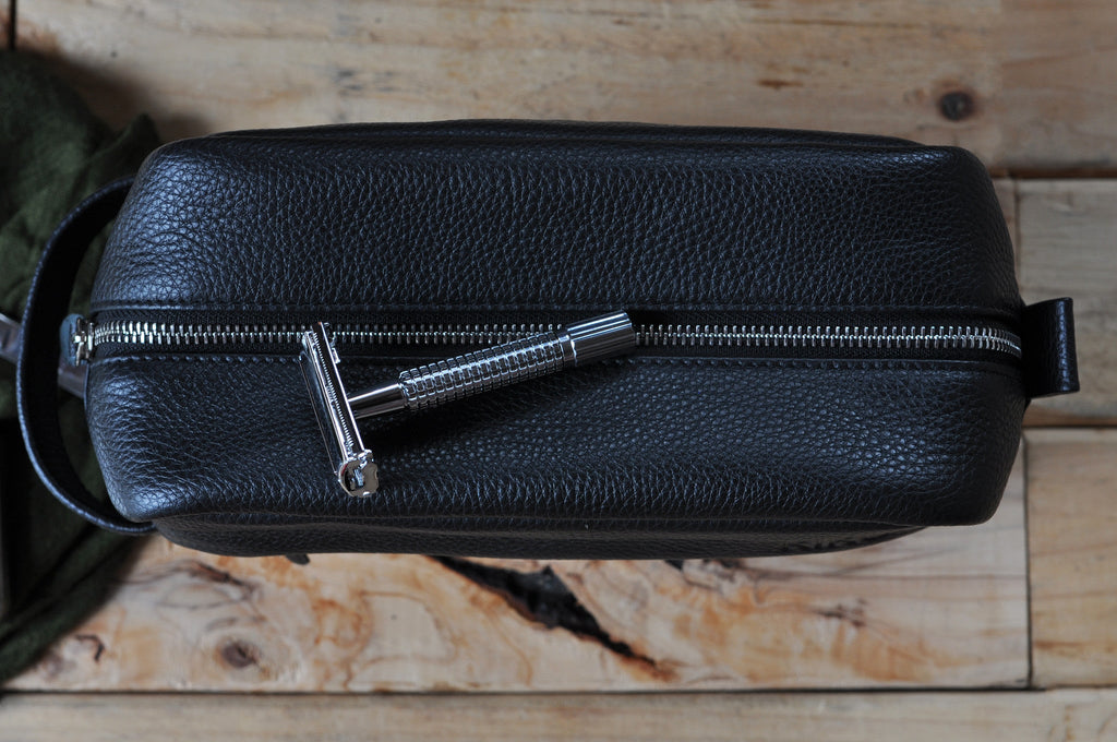 Naira's Leather Travel Kit | Everyday Dopp Bag