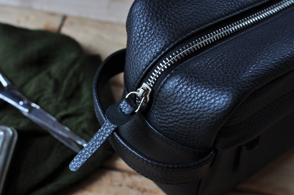 Naira's Leather Travel Kit | Everyday Dopp Bag