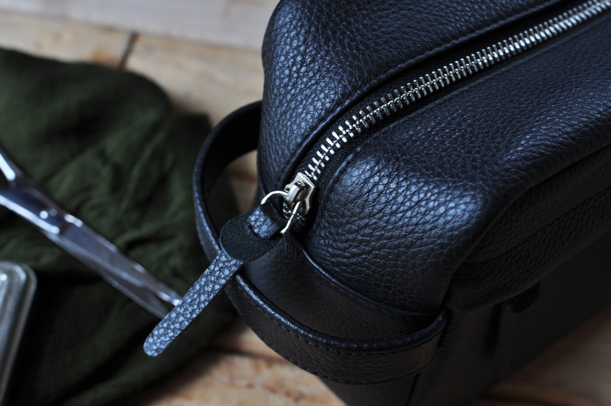 Naira's Leather Travel Kit | Everyday Dopp Bag