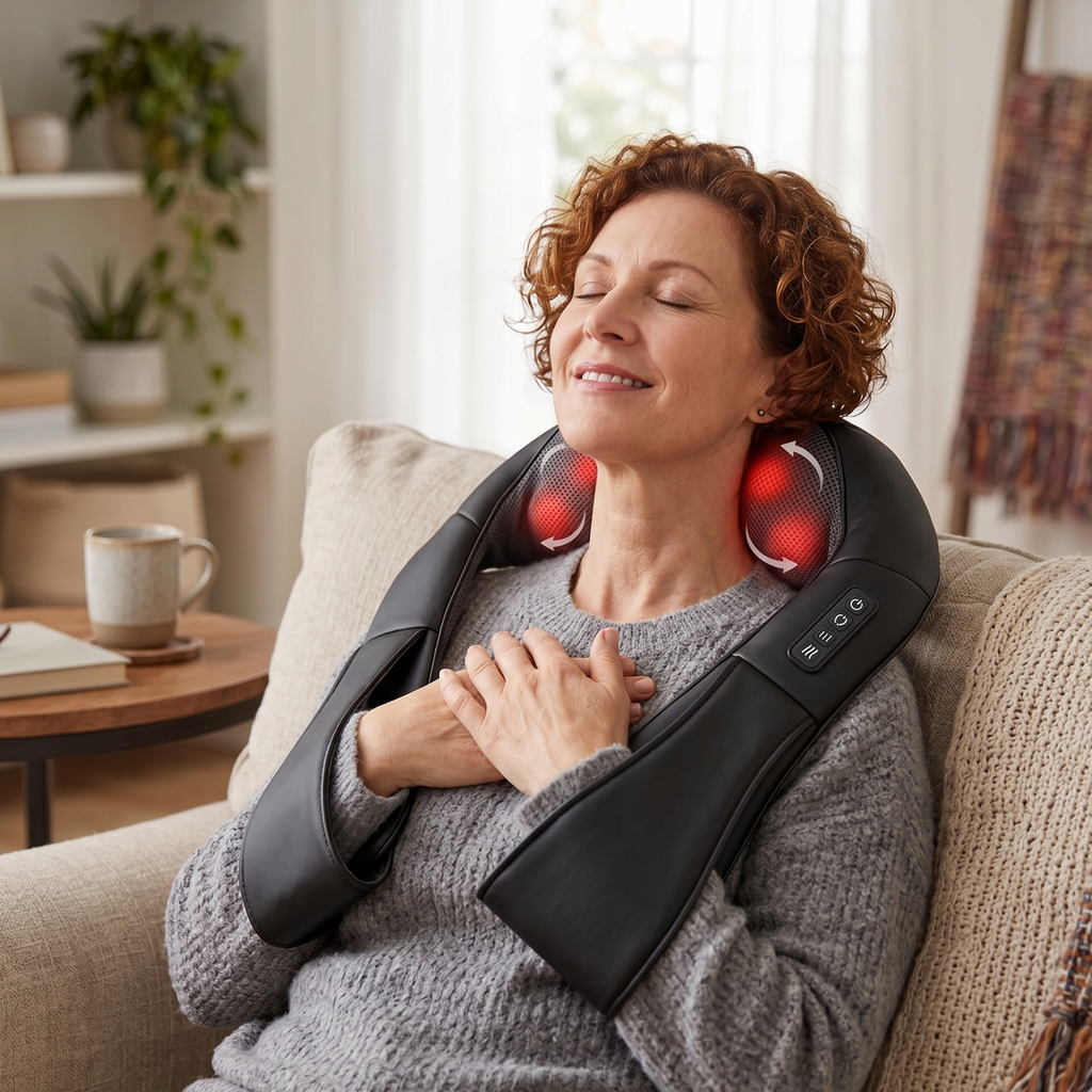 Naira's Heated Neck Reset | Shoulder Massager