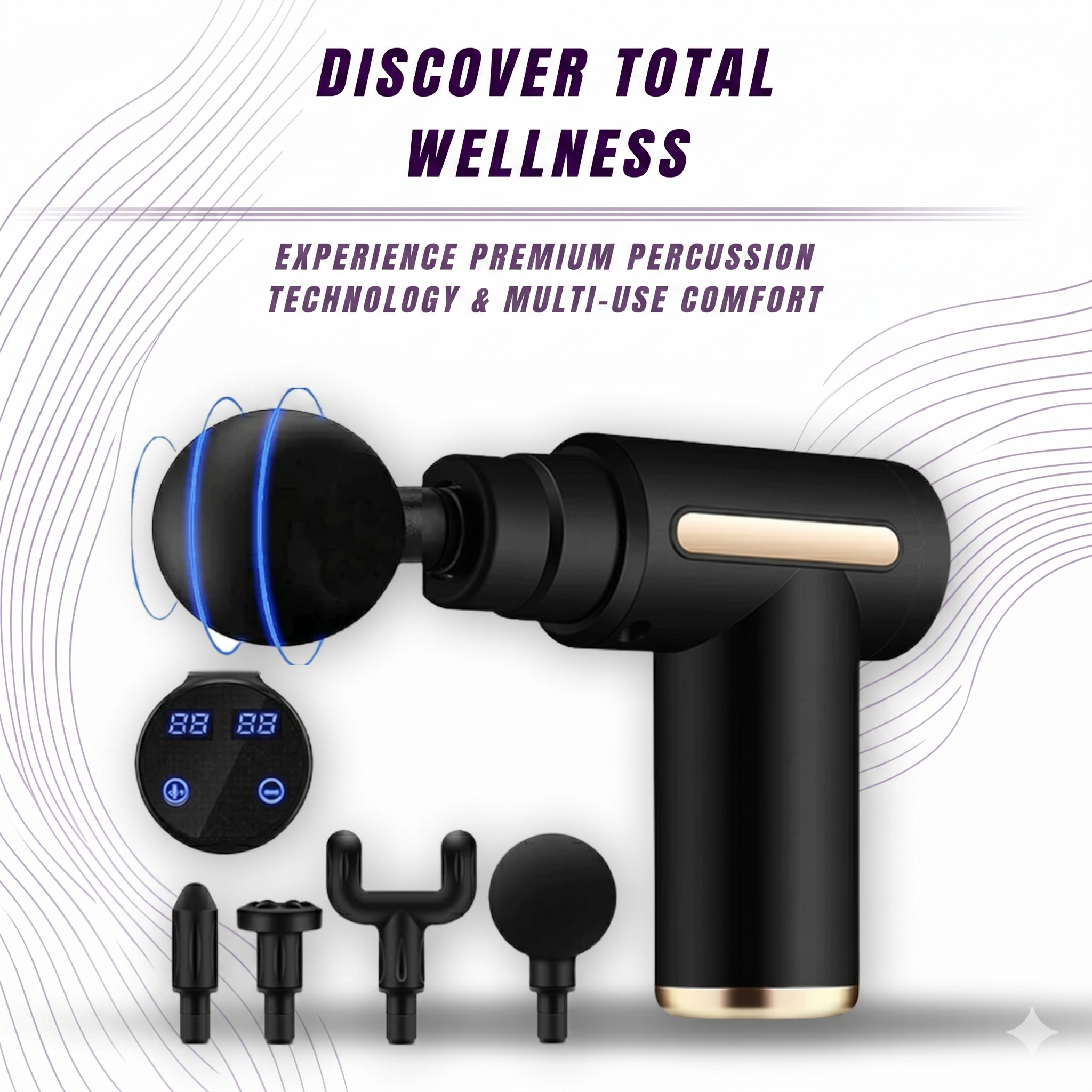 Naira's Recovery Massage Gun | Compact Muscle Reset