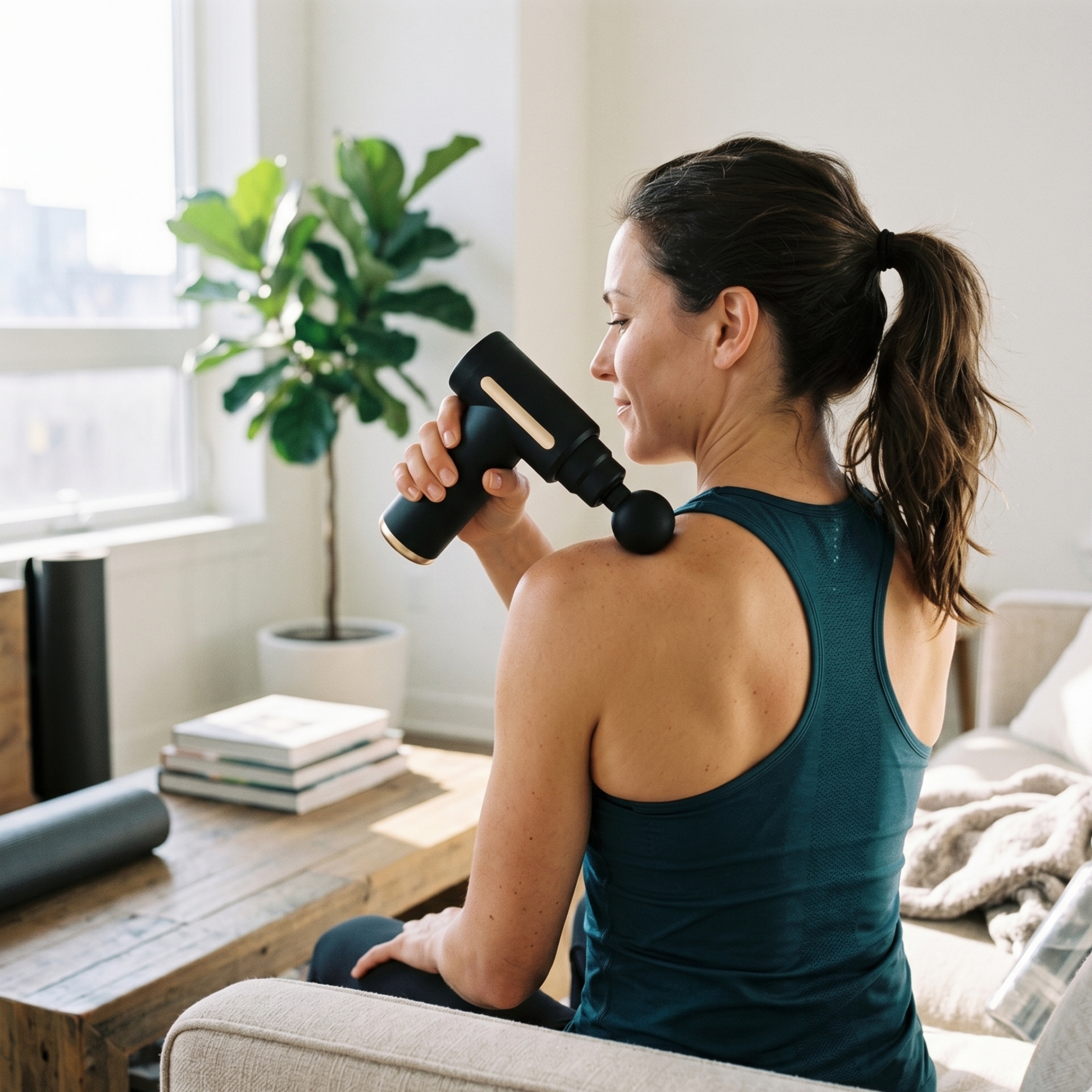 Naira's Recovery Massage Gun | Compact Muscle Reset