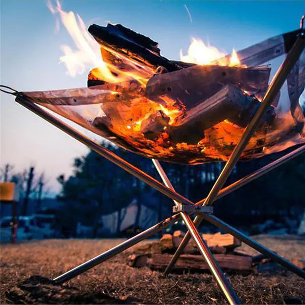 🔥 Ultimate Outdoor Fire Pit & BBQ Grill 🏕️ | Get Cozy & Grill On!