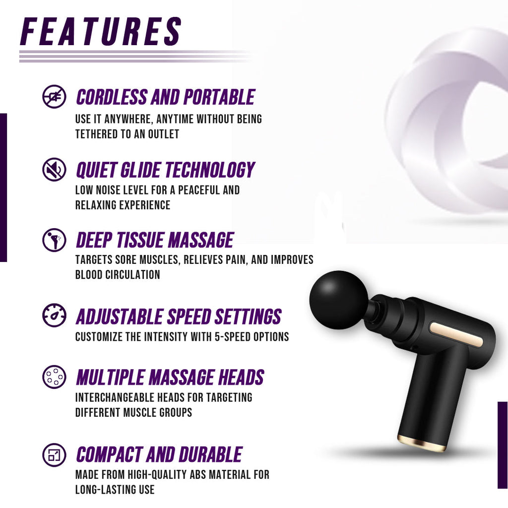 Naira's Recovery Massage Gun | Compact Muscle Reset