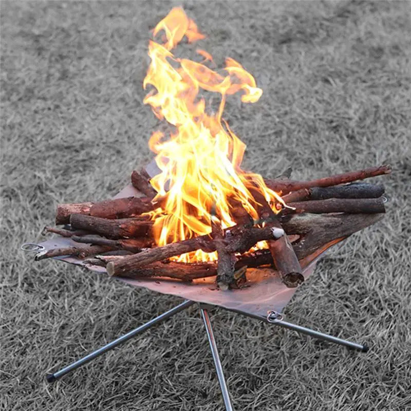 🔥 Ultimate Outdoor Fire Pit & BBQ Grill 🏕️ | Get Cozy & Grill On!