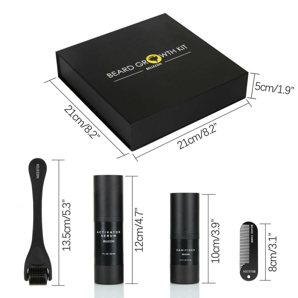 Beard Growth Kit for Men – Thicken, Fill & Strengthen Your Beard