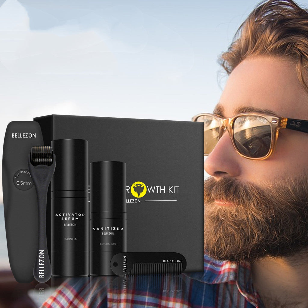 Beard Growth Kit for Men – Thicken, Fill & Strengthen Your Beard